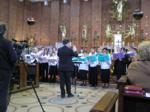 Historicky první koncert sboru v našem kostele se vydařil