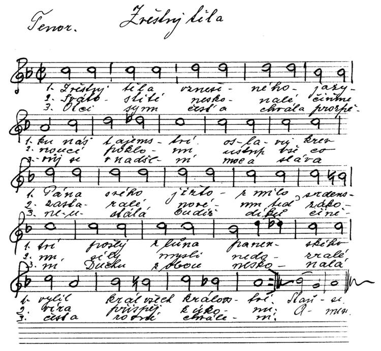 Vojtěch Smolík: Pange lingua – tenor